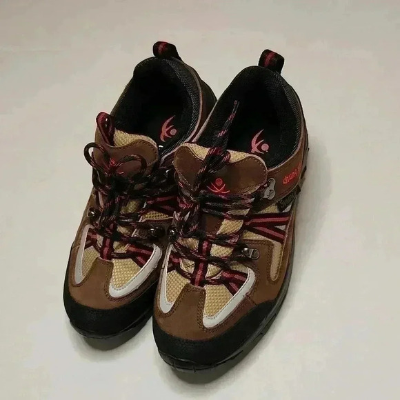 CHUNG SHI Rocker Toning Hiking Walking Leather Shoes Boots Women's US Size  7.5 - Picture 1 of 8